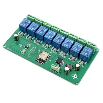 4X ESP8266 WIFI 8-канален модул ESP-12F Такса за разработка на Източник на Захранване 5v/7-28 В Безжична WIFI Модул