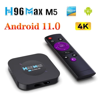 LEMFO H96Max M5 Smart TV Box Android 11 RK3318 4K 3D телеприставка Android TV Box 2023 ОТА media player в Google Play