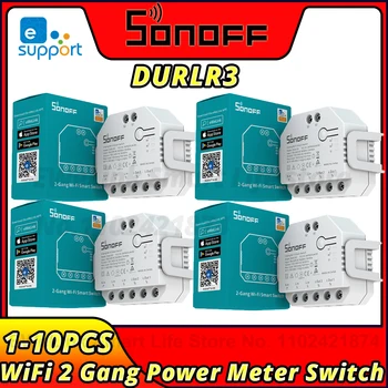 SONOFF DUAL R3 2 Gang Двойна Релеен Модул САМ MINI Smart Switch Измерване на Мощността на Управление на Умен Дом чрез eWeLink Алекса Google Home