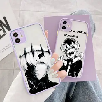 Калъф За Телефон Tokyo Ghoul аниме манга матиран прозрачен За iphone 14 11 12 13 plus mini x xr xs pro max cover