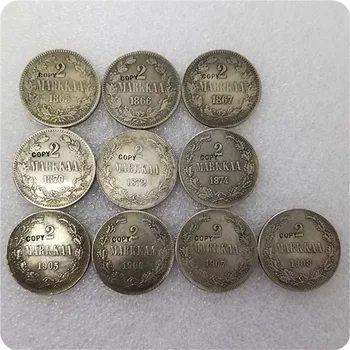 КОПИЕ МОНЕТИ Финландия 2 марки 1865-1874 ГОДИНИ на ИЗДАВАНЕ