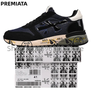 Мъжки обувки PREMIATA, модни маратонки за скейтборд джоб, Дишаща ежедневни обувки, Студентски двойка, улични маратонки Eur38-45