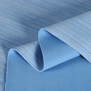 синьо небе сегментен цветен въздушен слой тъкан с малко пространство за разтягане на памучен пролет-есен спортни дрехи, пуловер, дизайнерски плат 